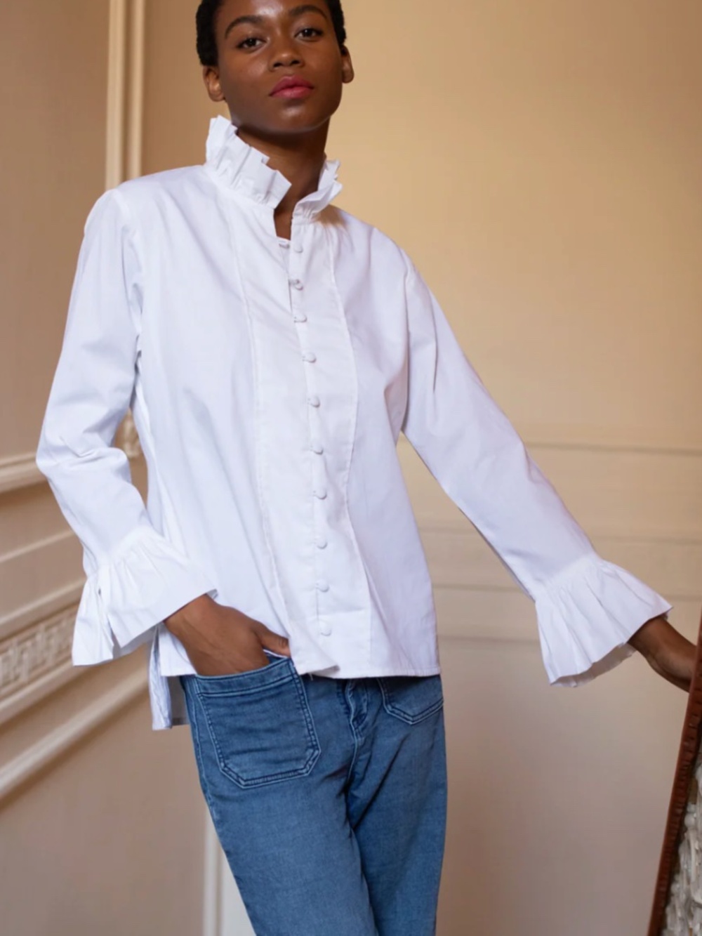 Montalcino Tunic | White Poplin